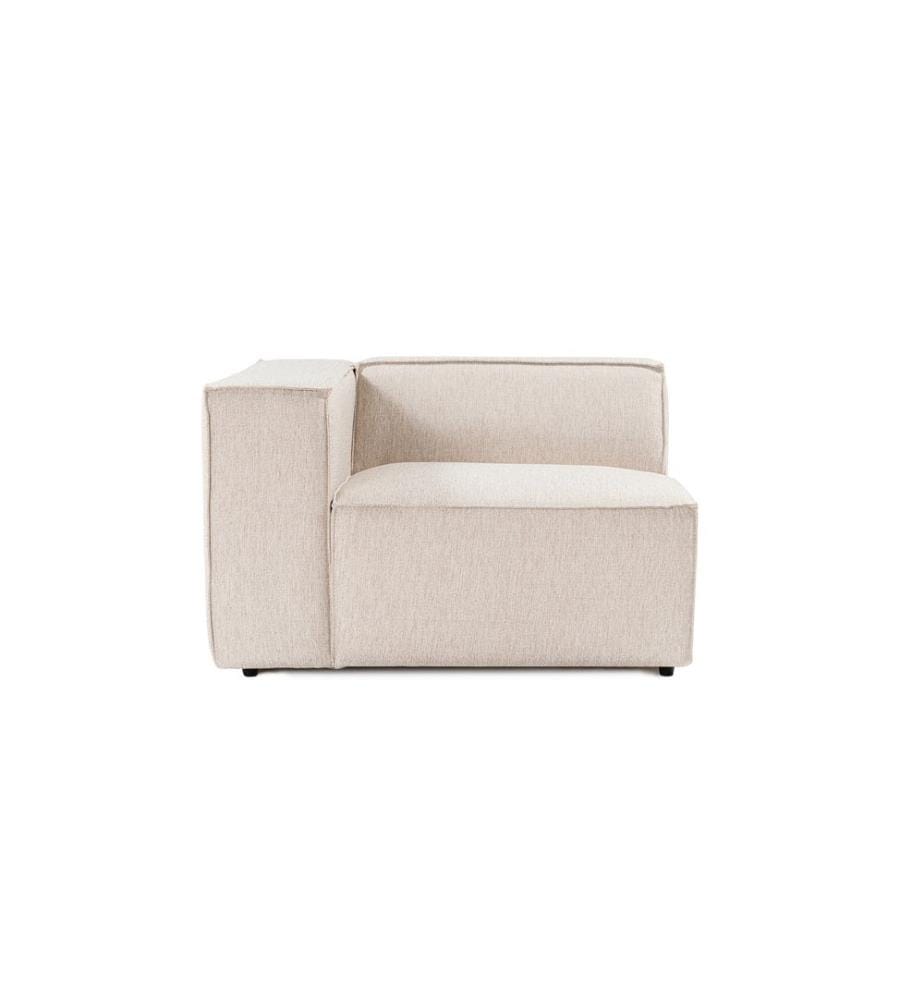 1-Seat Sofa, Light Brown, Frame: 100% Hornbeam, Fabric: 100% Linen