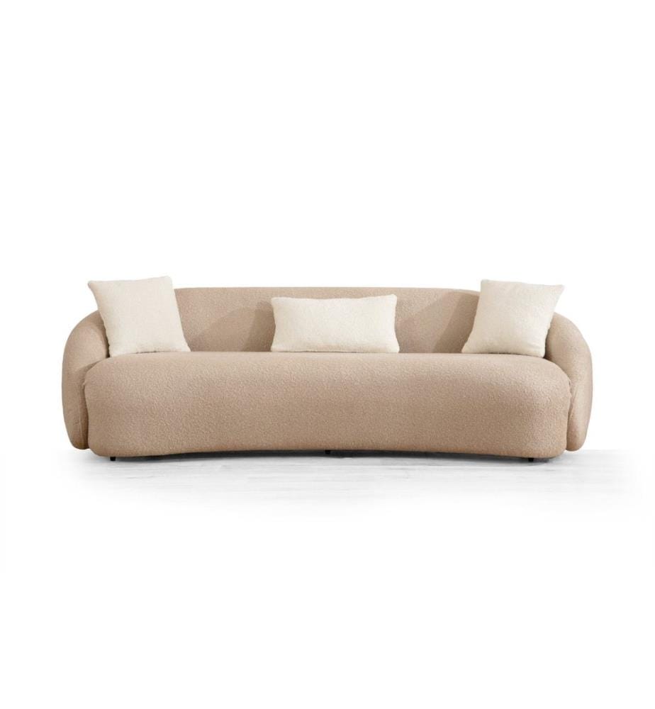3-Seat Sofa, Cappuccino, Frame: WOOD / CHIPBOARD