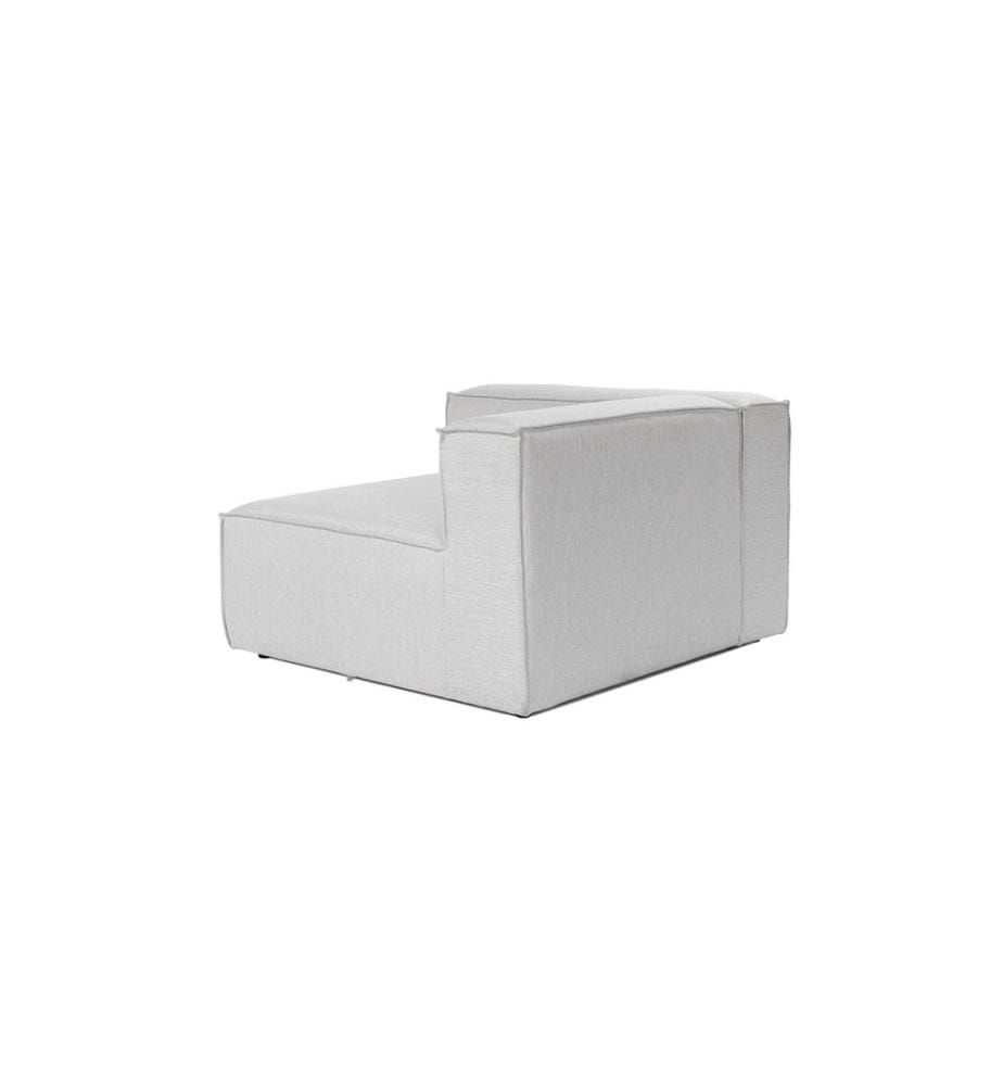 1-Sitzer-Sofa, Hellgrau, Gestell: 100 % Hainbuche, Bezug: 100 % Leinen