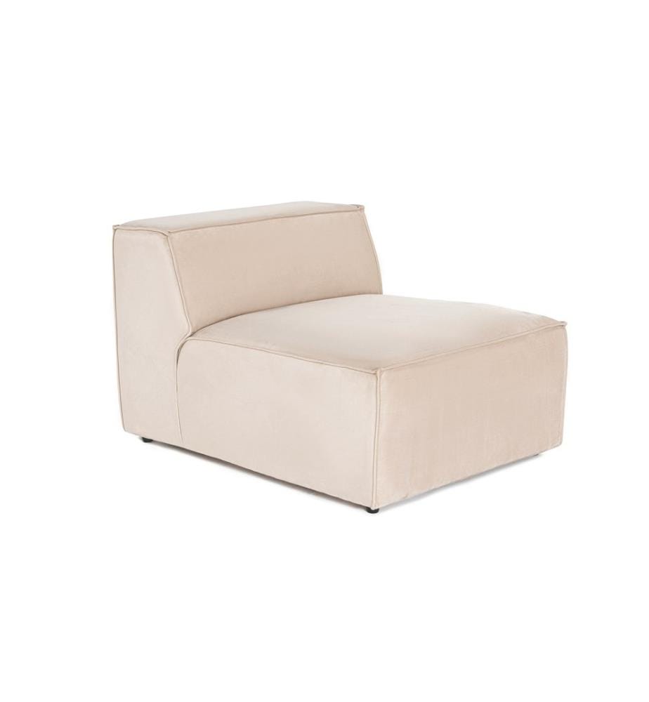 1-Seat Sofa, Cream, Frame: 100% Hornbeam, Fabric: 100% Linen