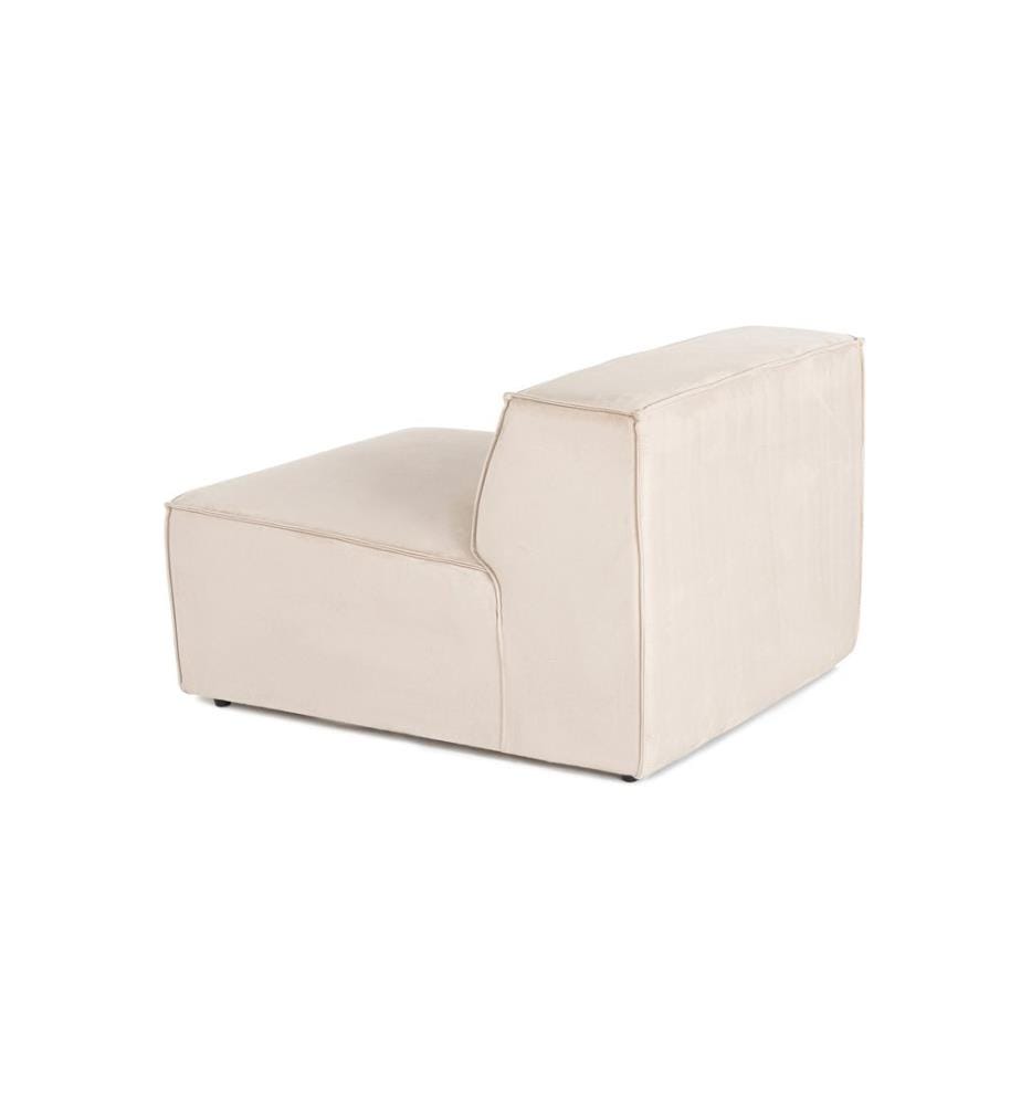 1-Seat Sofa, Cream, Frame: 100% Hornbeam, Fabric: 100% Linen