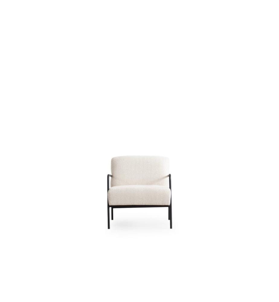 Ohrensessel, weiss, Gestell: Buchenholz/Spanplatte, Bezug: 100 % Polyester