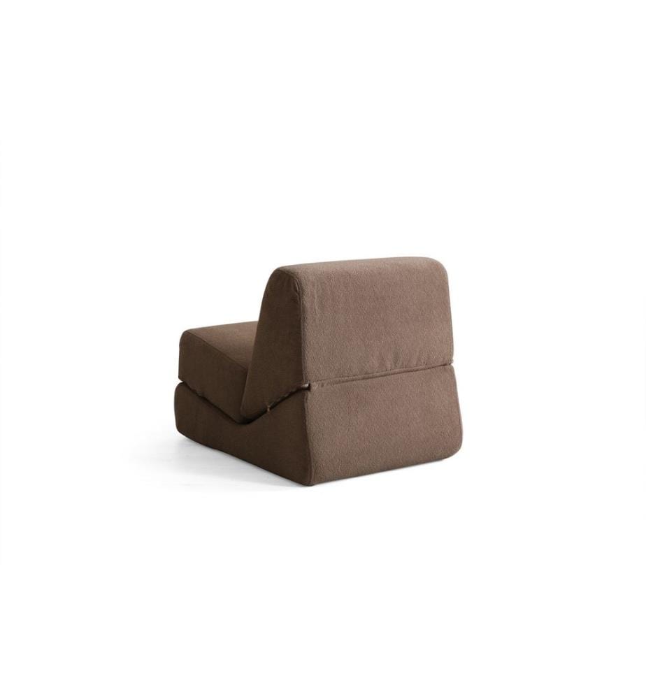 1-Sitzer-Schlafsofa, braun, Gestell: KEIN GESTELL