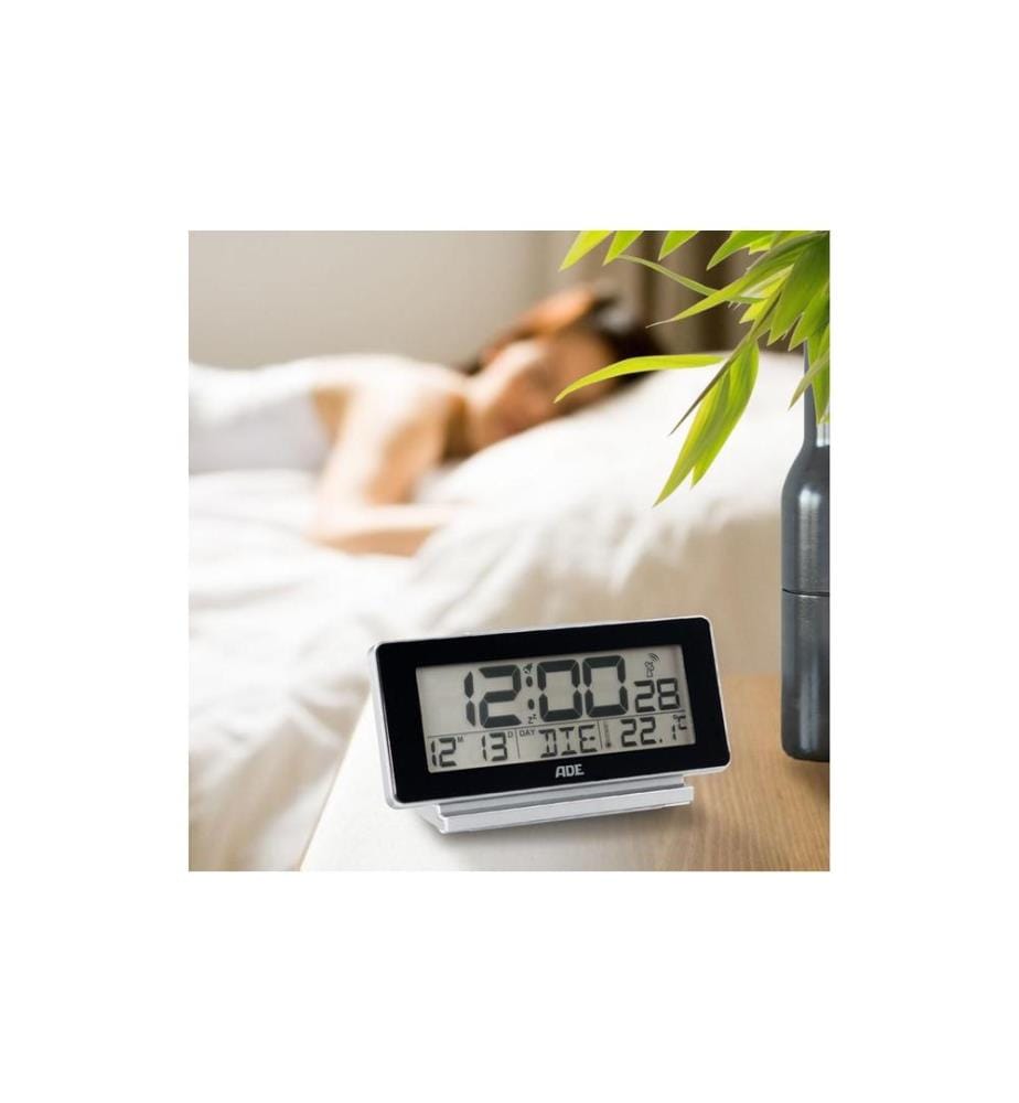 ADE - Digitalwecker Temperatur-& Datumsanzeige