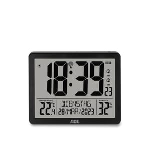 ADE - Horloge murale XL, Noir/Blanc