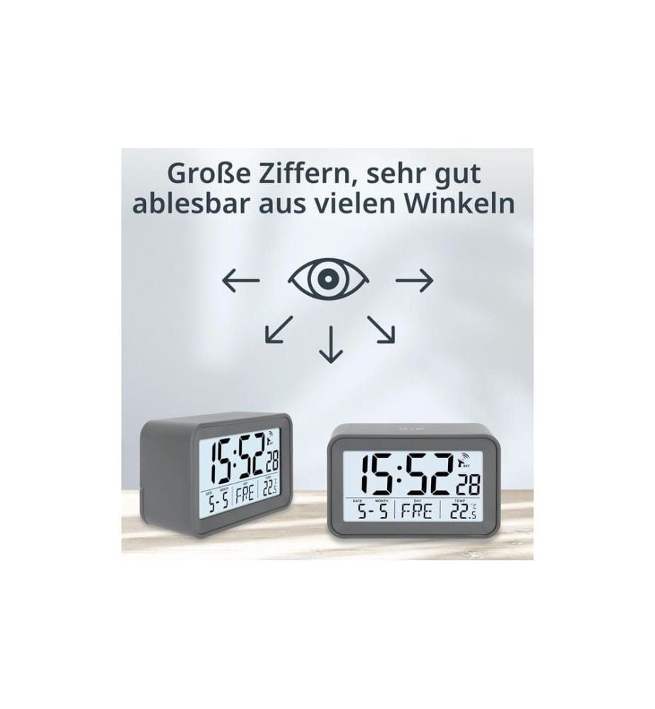 ADE - Funkwecker mit Kalender
