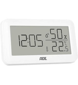 ADE - Wetterstation Thermo-Hygrometer 15 cm, Weiss