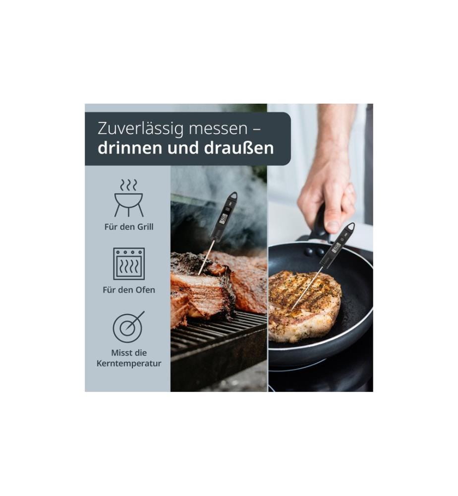 ADE - Küchenthermometer digital Schwarz