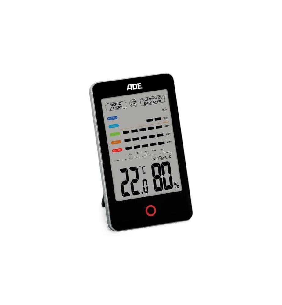ADE - Thermo-/Hygrometer digital Schwarz