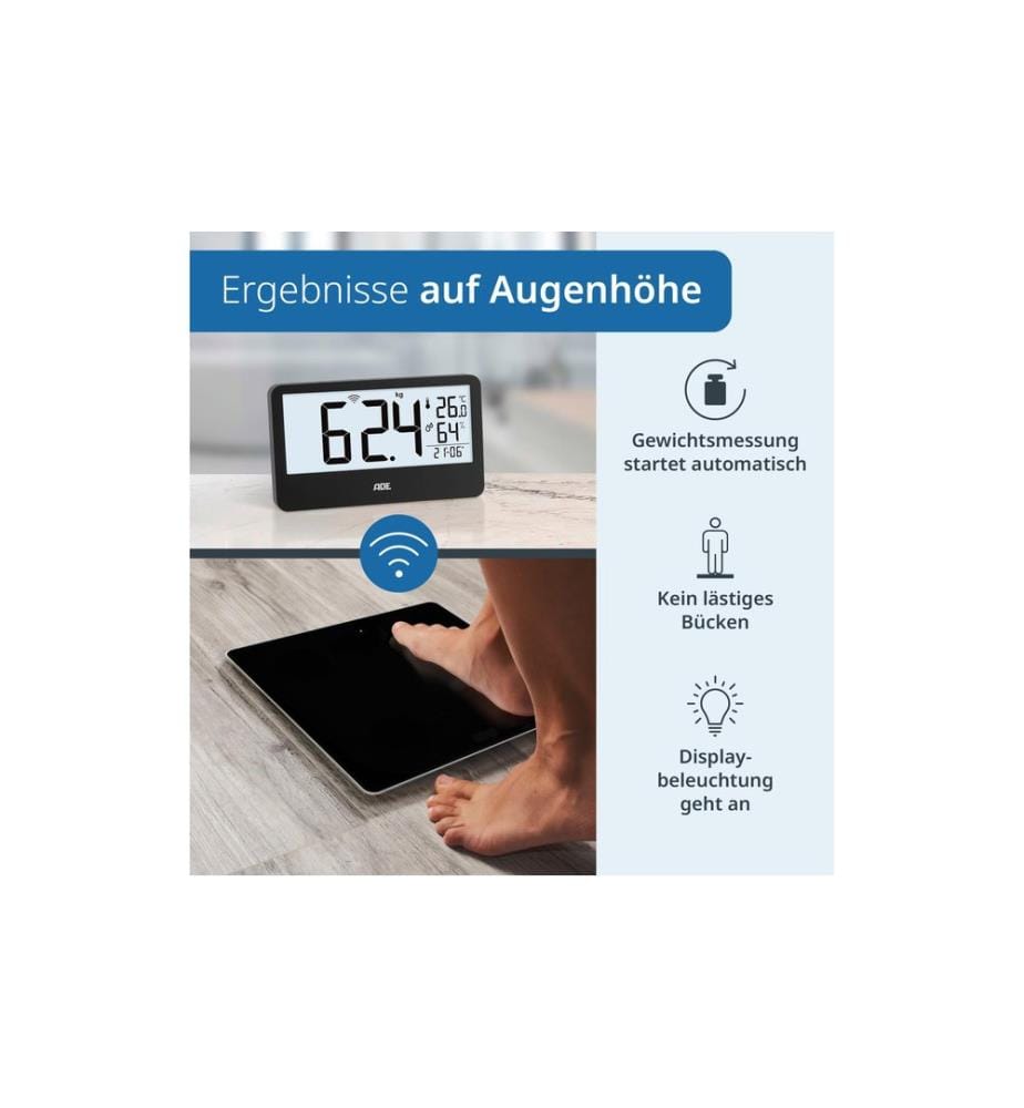 ADE - Pèse-personne Ronja BE2500-1 Noir