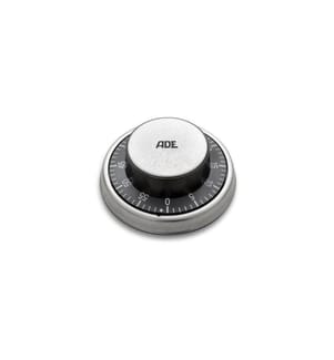 ADE - Minuteur de cuisine TD1304 Noir/Argenté