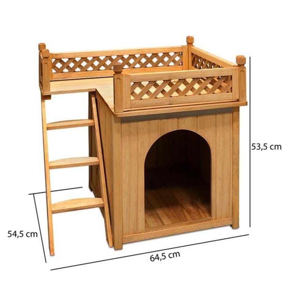 Cuccia per cani Casa per cani con balcone