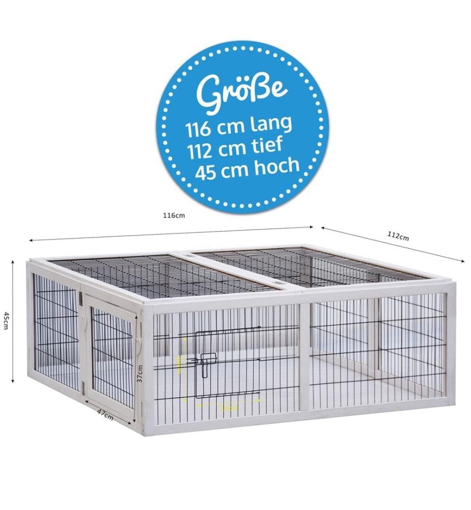 Rabbit free-range enclosure Rabbit RUN XL - foldable