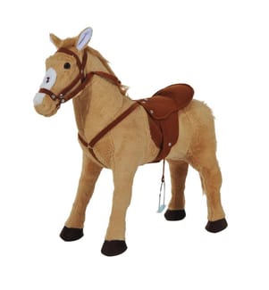 Cavallo giocattolo di peluche Cavallo da equitazione per l'equitazione 60kg