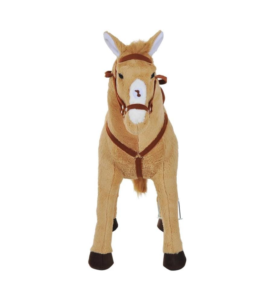 Cavallo giocattolo di peluche Cavallo da equitazione per l'equitazione 60kg