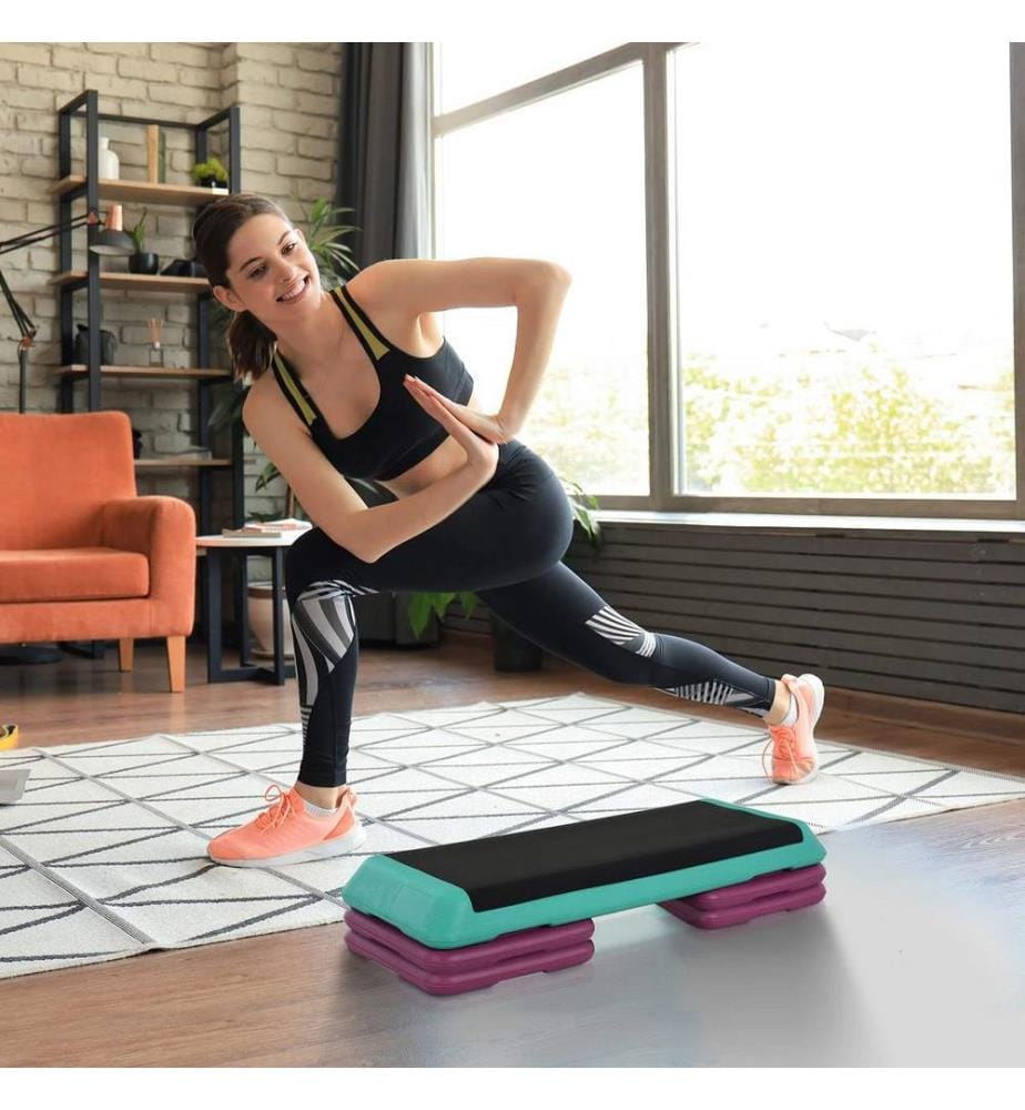 Stepper professionnel d'aérobic 150kg 3 hauteurs