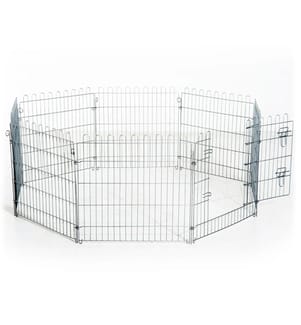 Enclos pour chiots Enclos pour lapins 63x91 cm