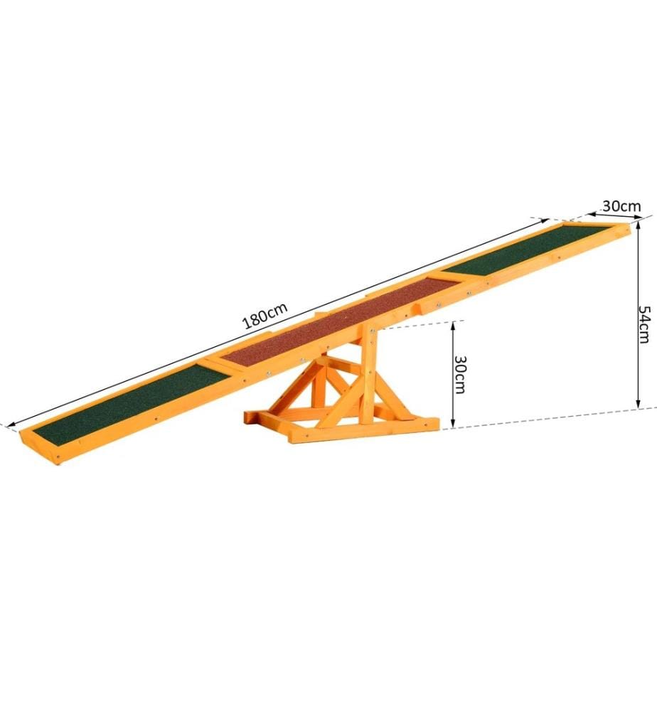 Hundewippe Agility Wippe 180 cm bis 50kg