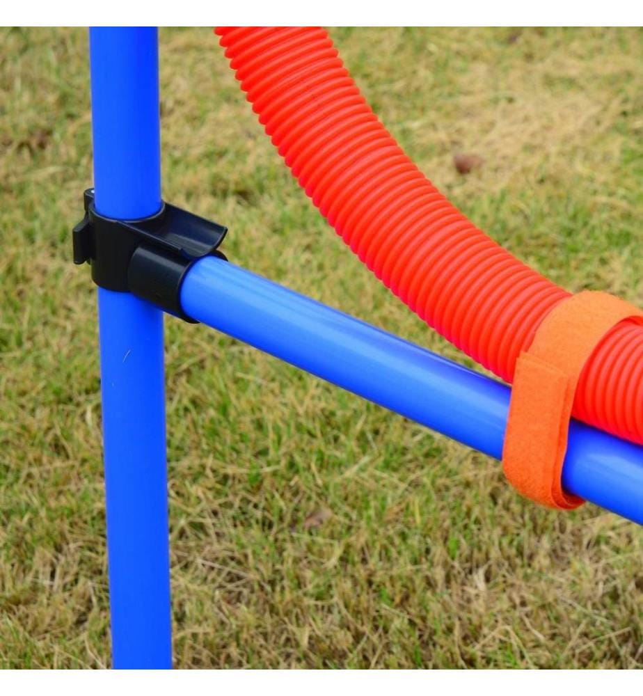 Agility Hundetrainingsset Slalom Hürde Sprungring inkl. Tasche