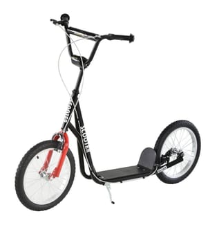 Trottinette Scooter Kickboard Kindertrotti 16 pouces pneus à air noir