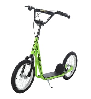 Trottinette Scooter Kickboard Kindertrotti 16 pouces roues à air vert