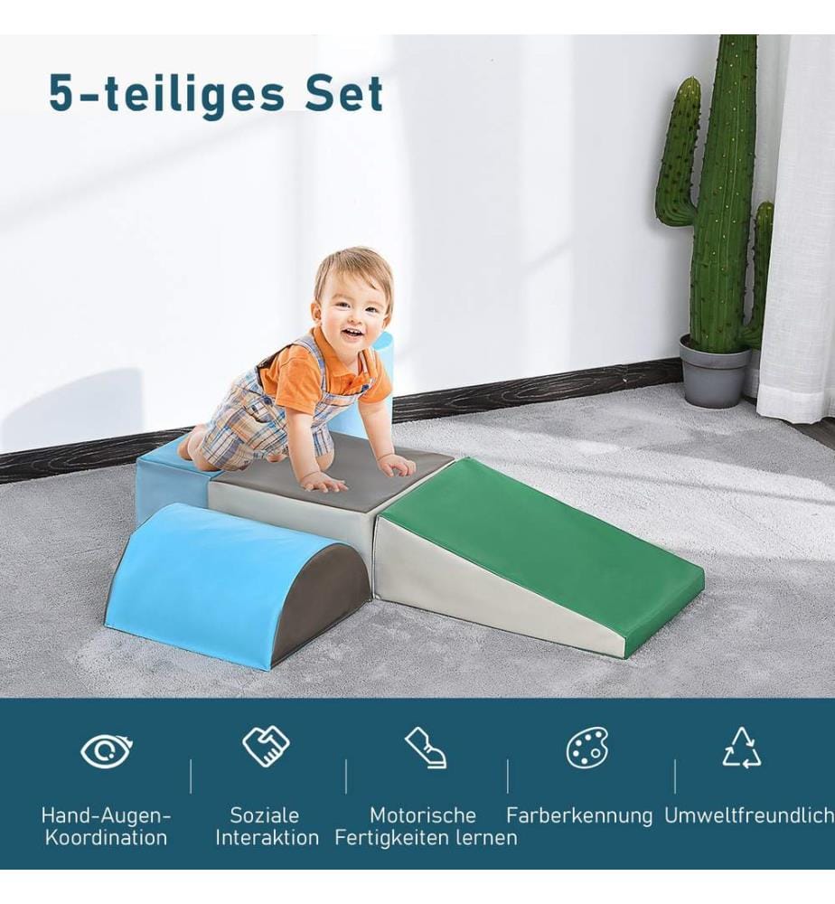 Blocs de construction XXL en mousse, lot de 5