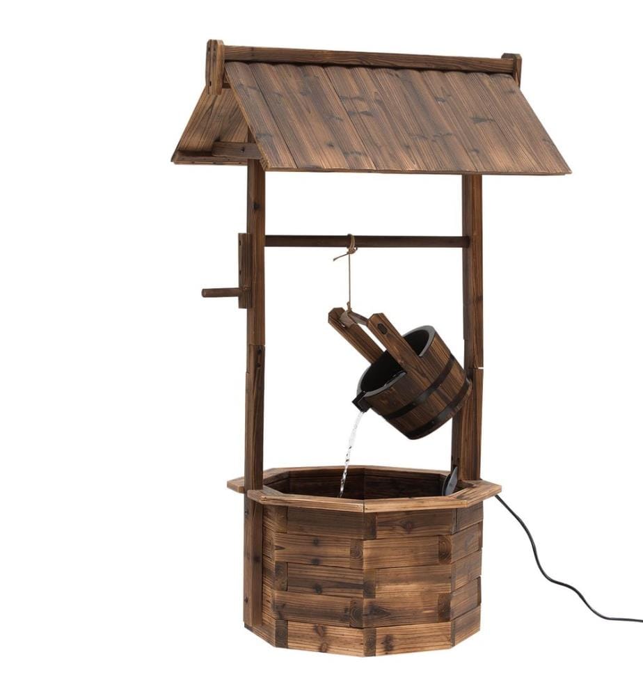 Gartenbrunnen Zierbrunnen Springbrunnen mit Pumpe 118 cm