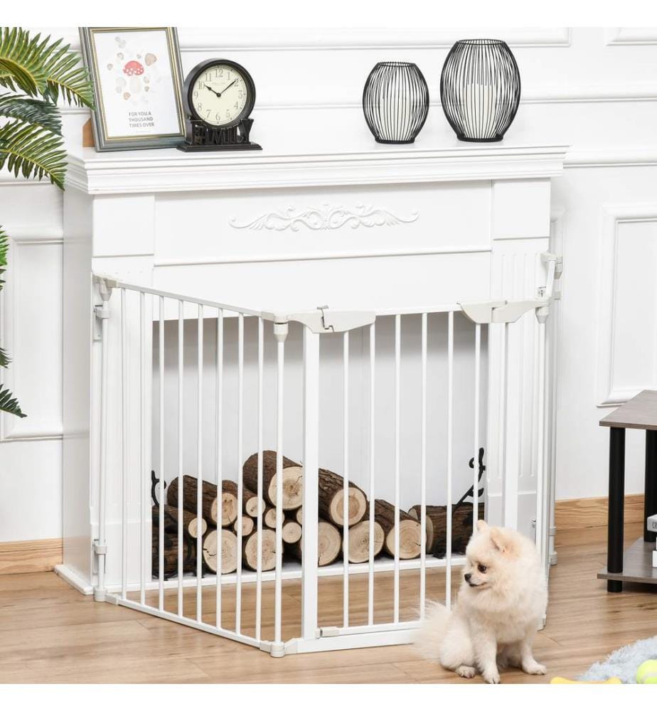 Barrière pour chiens Barrière de sécurité 180x3x74.5 cm