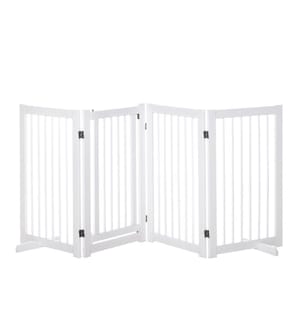 Barrière de sécurité chiens 91 cm Barrière de sécurité en bois Autonome