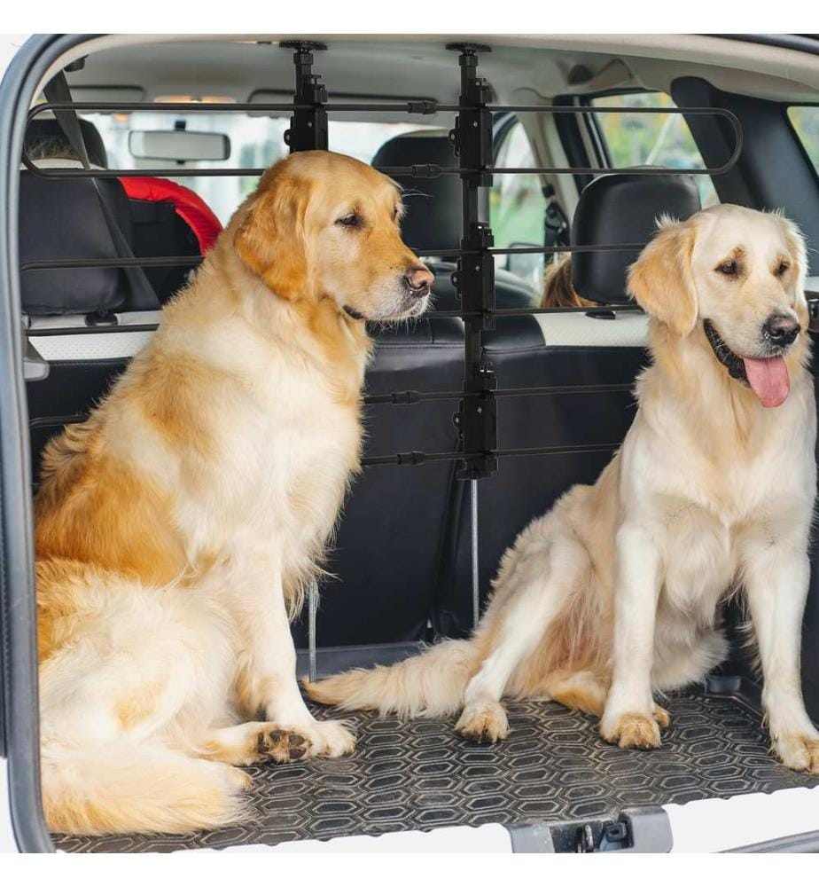 Grille de protection pour chiens Grille de séparation Grille de coffre 89-150x76-124 cm