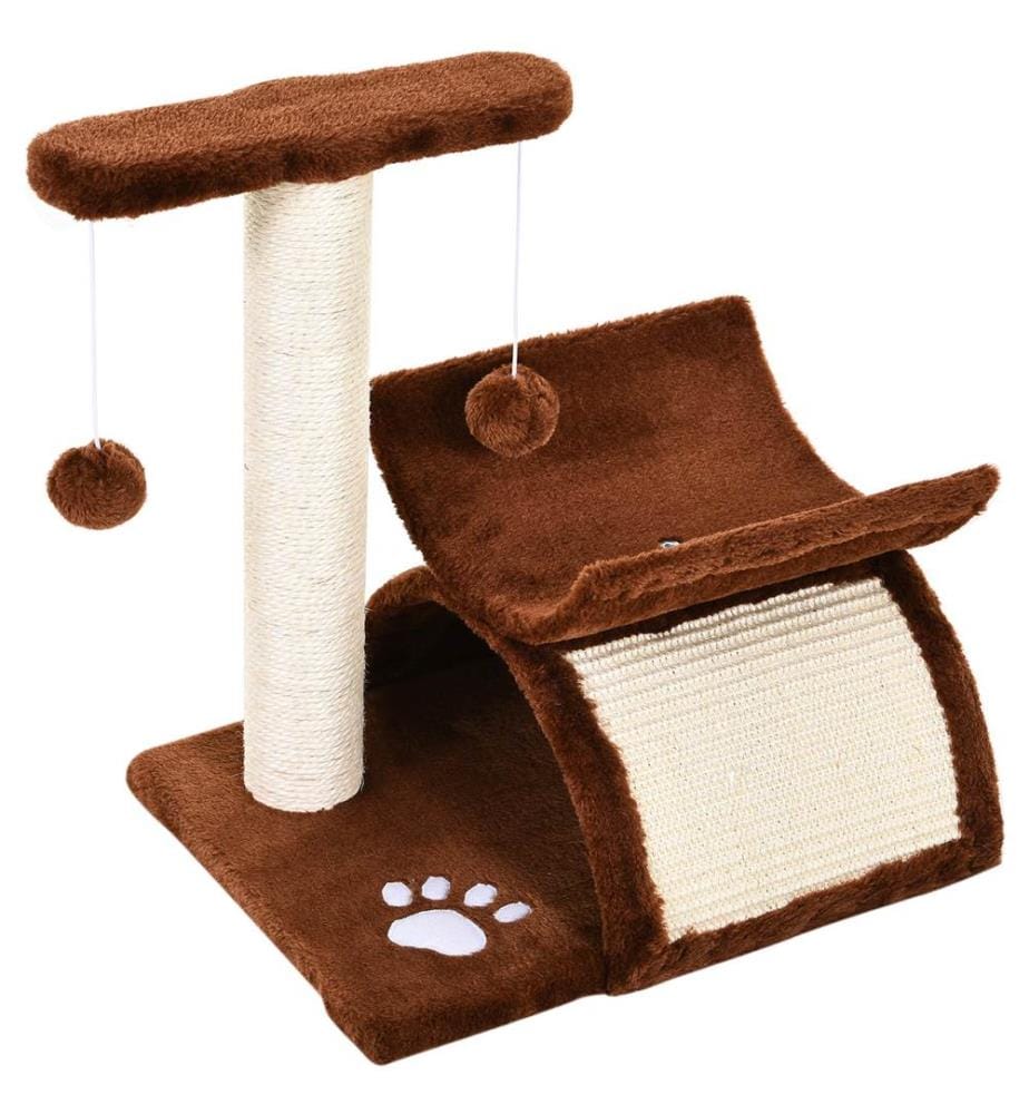 Arbre à chat Arbre de jeu Arbre à chat avec balle L40xl30xH43 cm