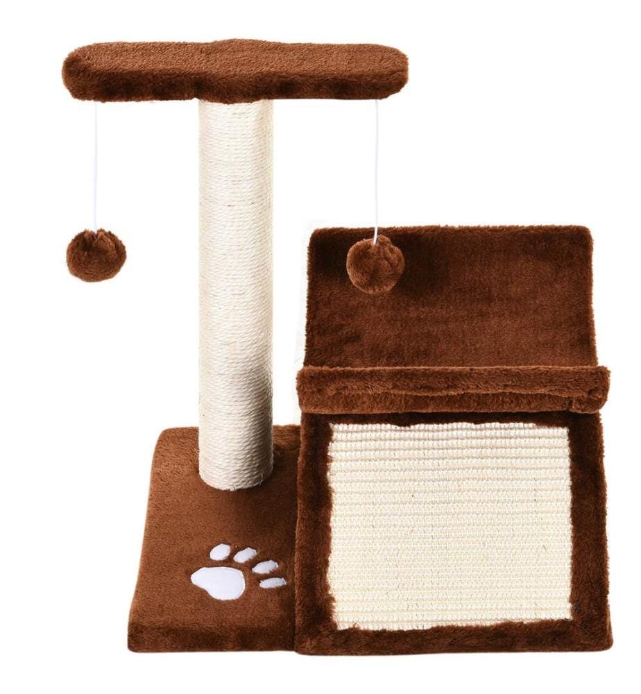Arbre à chat Arbre de jeu Arbre à chat avec balle L40xl30xH43 cm