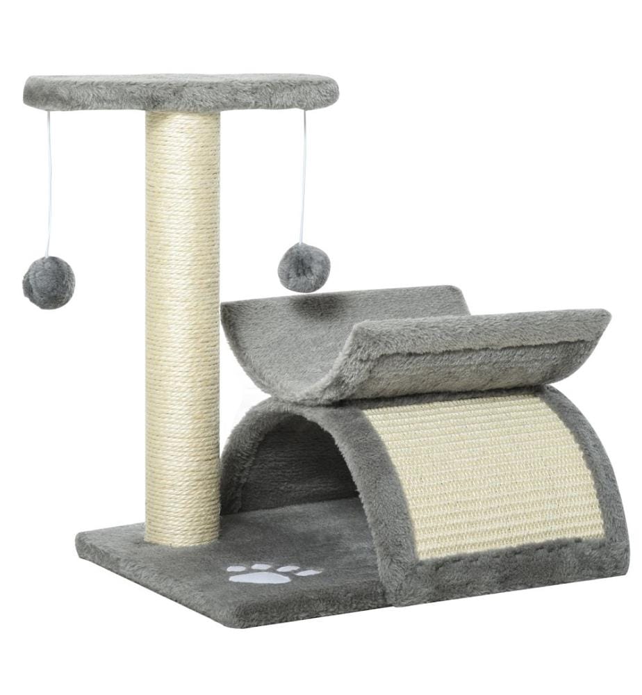 Arbre à chat Arbre de jeu Arbre à chat avec balle L40xl30xH43 cm