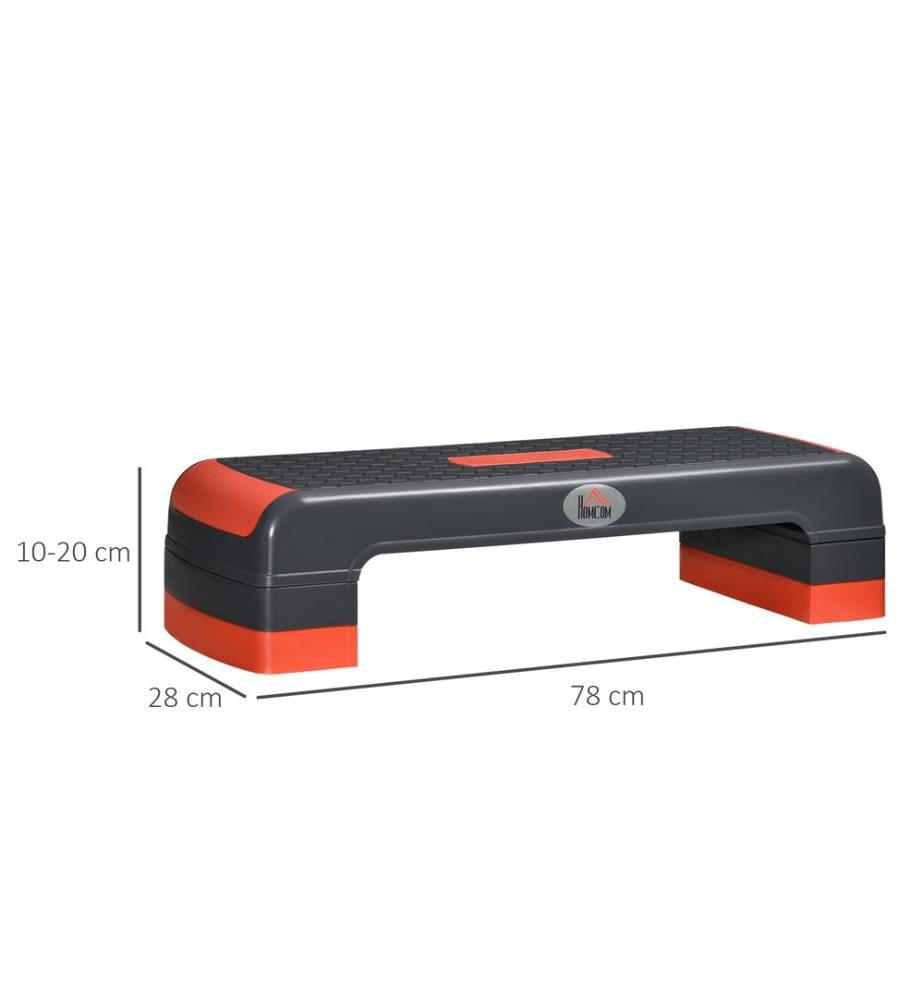 Stepper aérobic Stepboard réglable en hauteur 3 niveaux