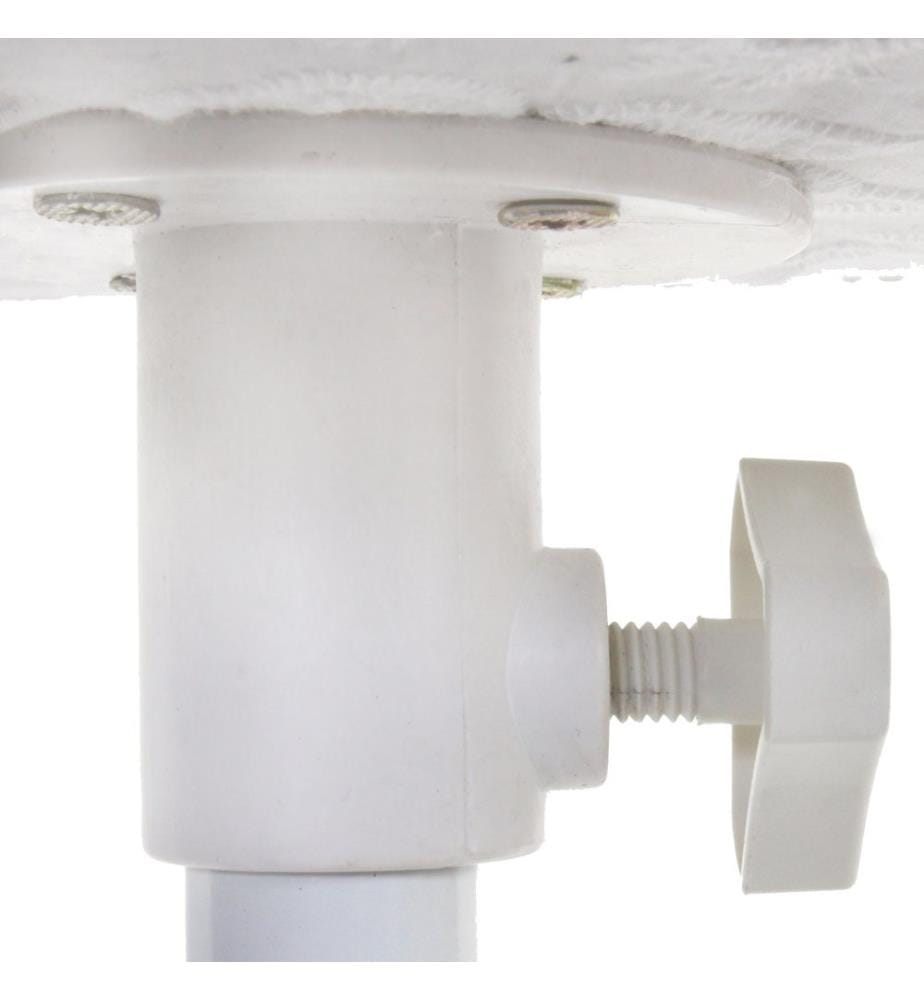 Schneiderpuppe weiblich Schaumstoff - Weiss mit Spitze