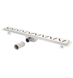 Canale doccia Canale di scarico Scarico doccia Sifone in acciaio inox 110 cm