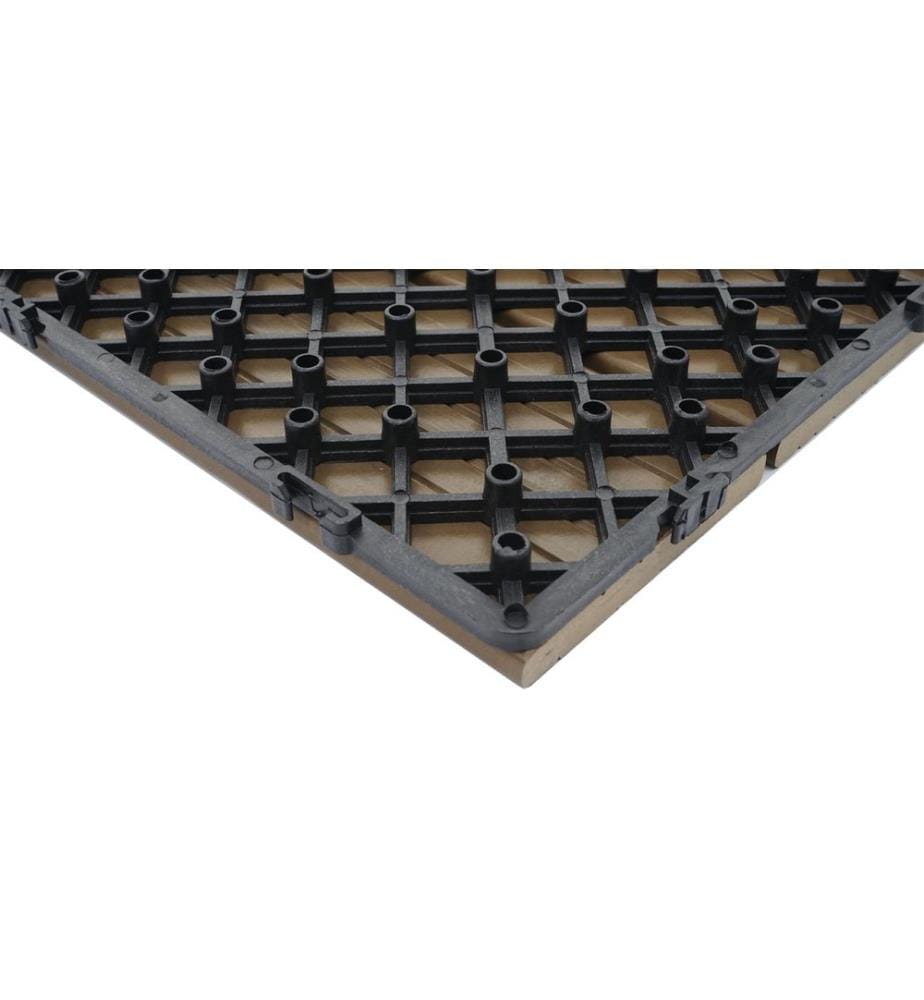 WPC Gartenfliese 1m2 JAM-E19 Holzoptik 4x je 50x50 cm