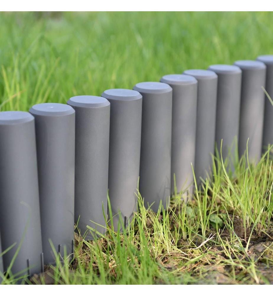Palisade Espot 80er Set Beetumrandung 2160 cm Dunkelgrau