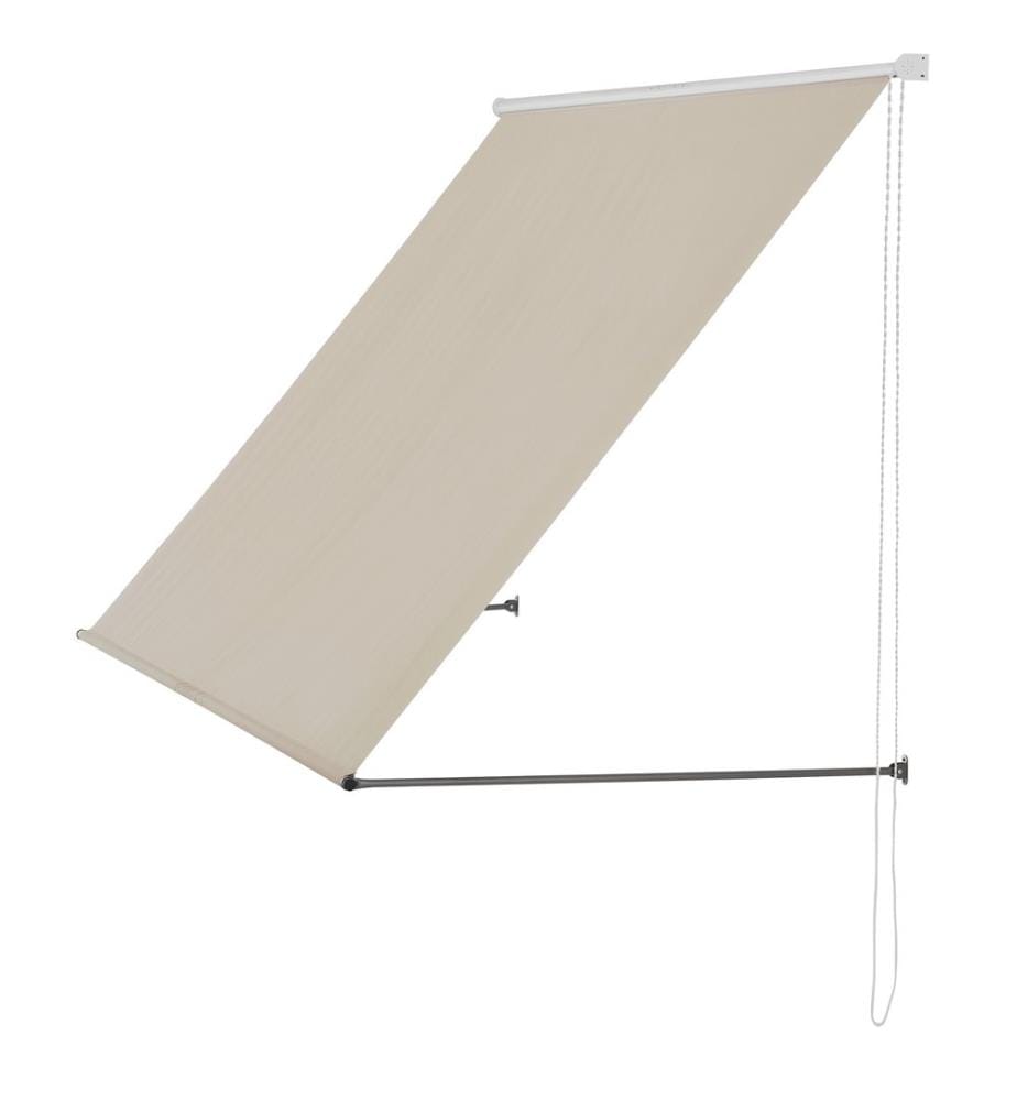 Standmarkise Malaga mit Seitenzugkette 250x120 cm Sandfarben