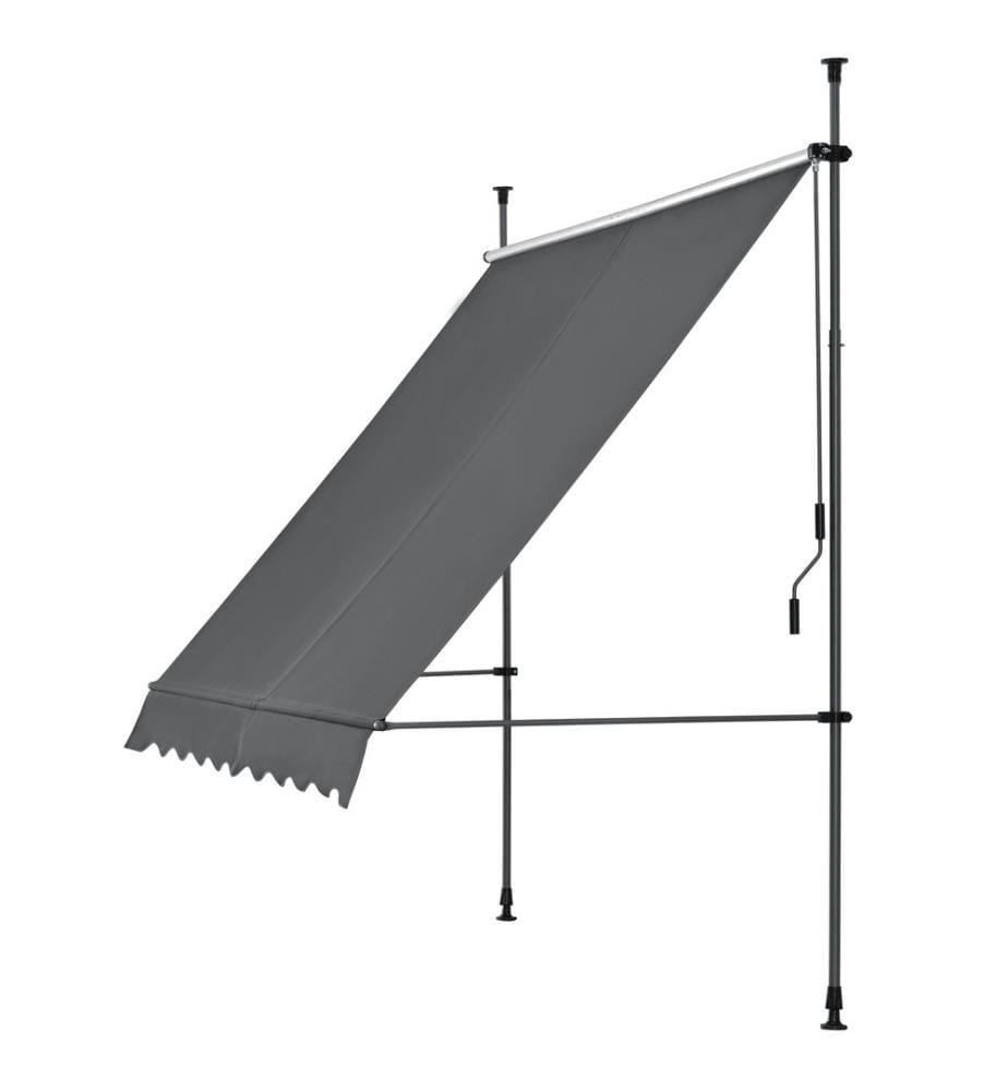 Kle mmmarkise 300x120x200-300 cm ohne Bohren Garu