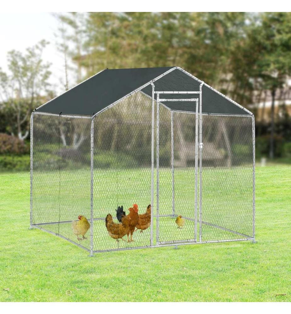 Recinto per pesci gatto liberi 2x2x2m con parasole