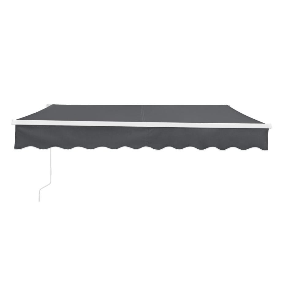 Gelenkar mmarkise Bitonto 300x250 cm mit Handkurbel Dunkelgrau