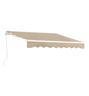 Tenda da sole pieghevole Bitonto 300x250 cm con manovella Beige