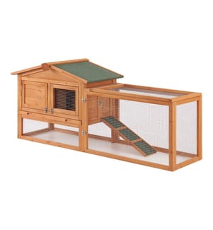 Clapier à lapins Oberursel 68x156x52 cm bois de sapin