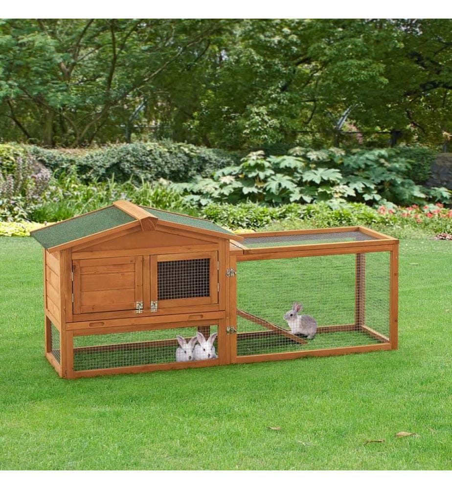 Conigliera Oberursel 68x156x52 cm in legno di abete