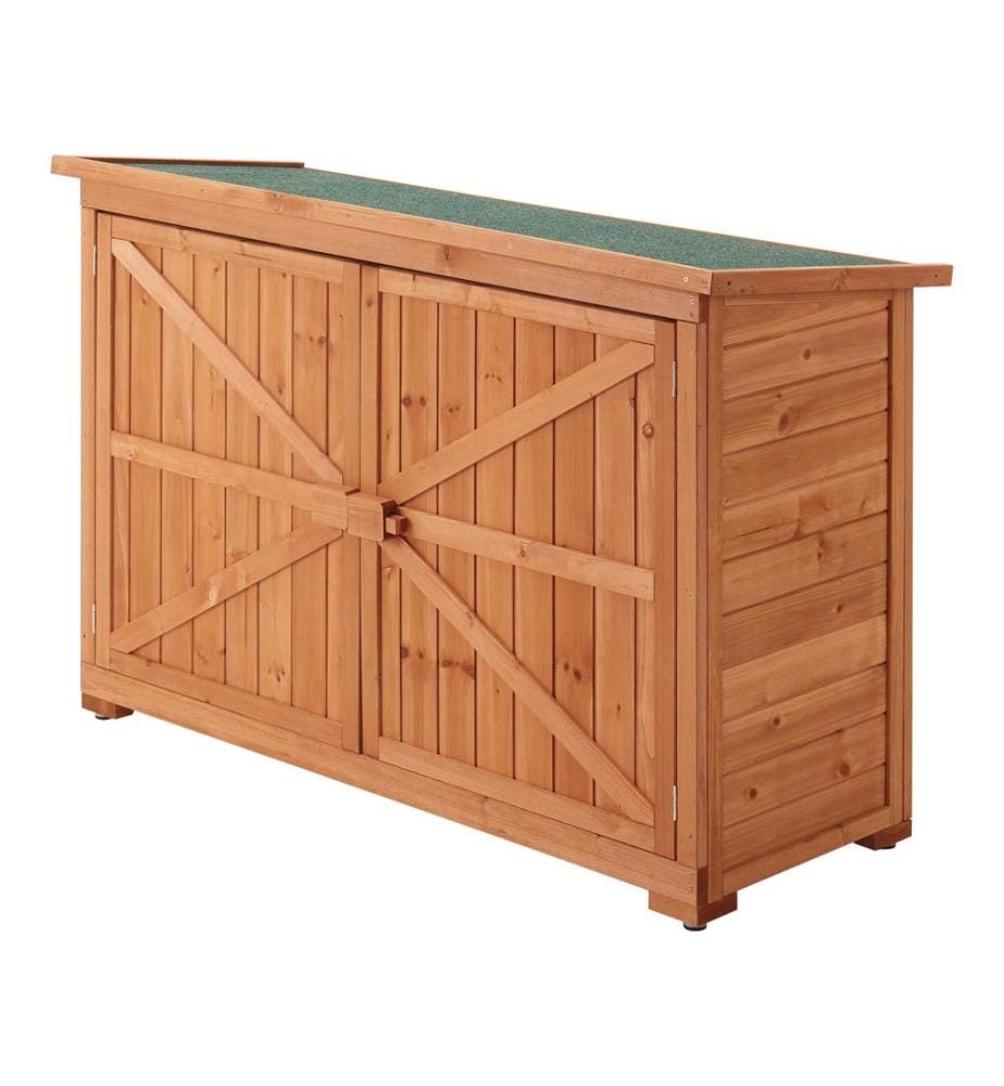 Geräteschrank Gartenhaus Kerteminde 88 x 128 x 50 cm Tannenholz