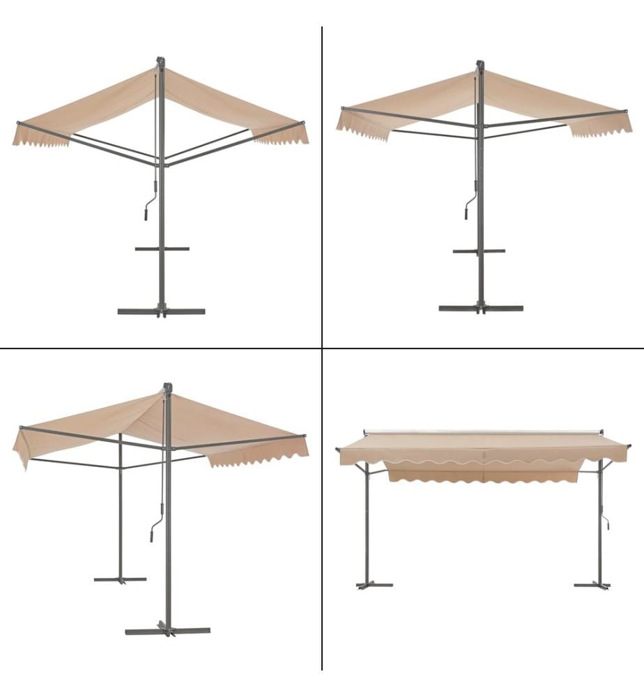 Tenda da sole Selenizza 400x300x260 cm color sabbia