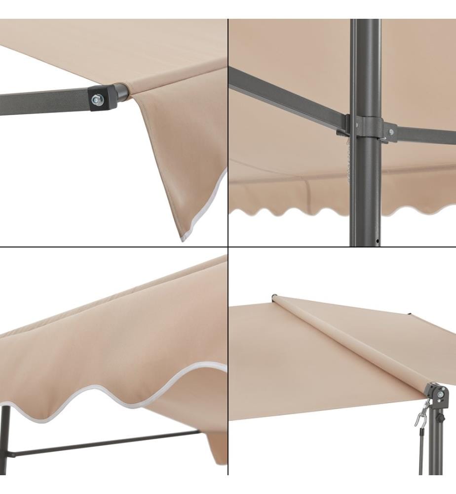 Tenda da sole Selenizza 400x300x260 cm color sabbia