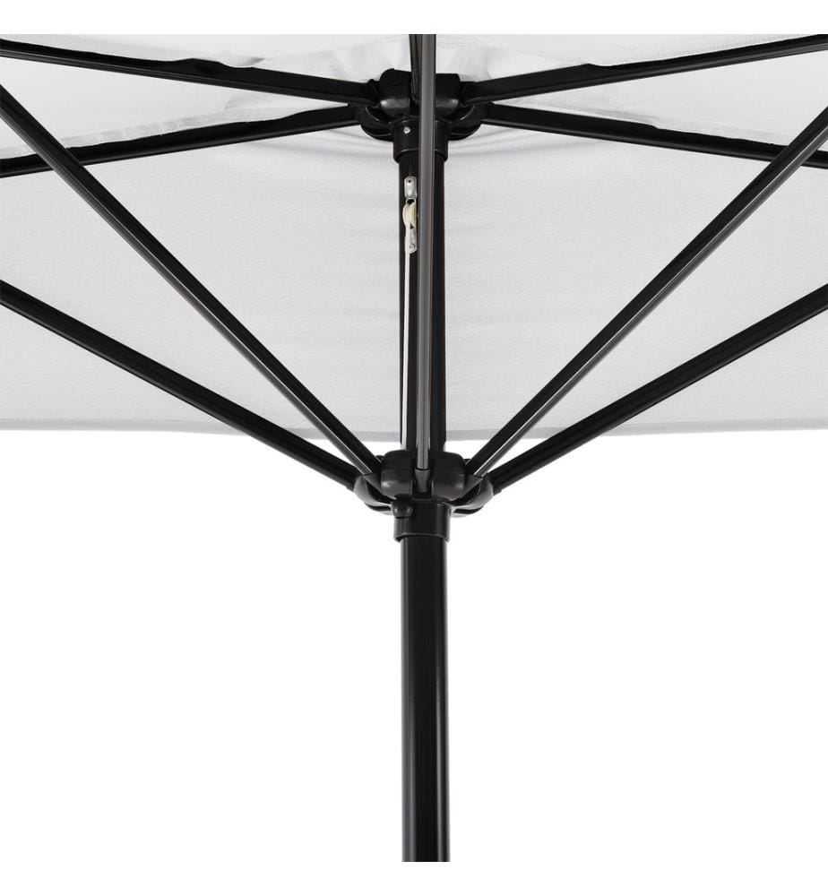 Demi-parasol Eger Ø300 semi-circulaire Blanc