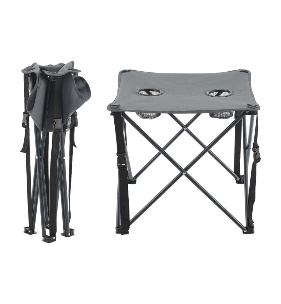Set di mobili da giardino Biancavilla 3 pezzi grigio